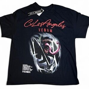 Marvel Venom Los Angeles Graphic Tee - Black and Red